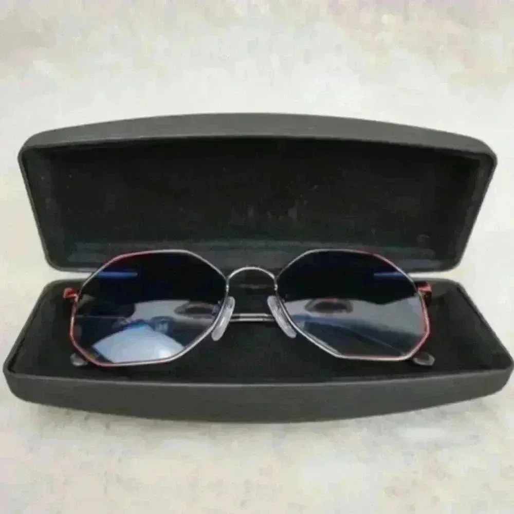 Vintage Menrad 70s Designer sunglasses authentic blue/ rose gold (from Germany)